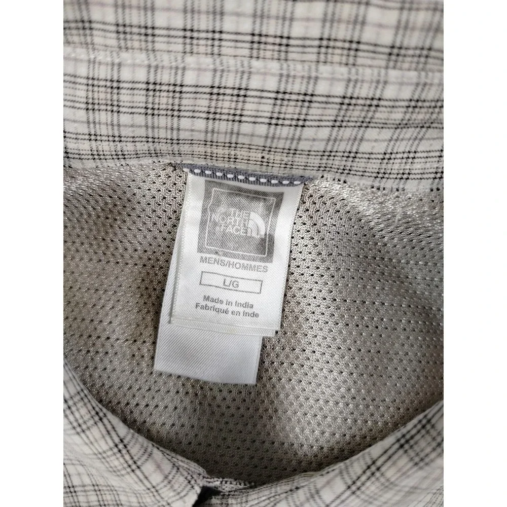 The North Face Shirt Mens Large Multicolor‎ Check Short Sleeve Outdoor Casual